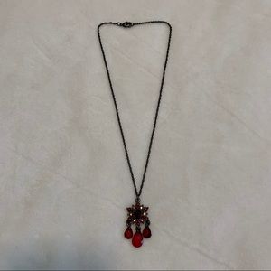 Red Jeweled Necklace